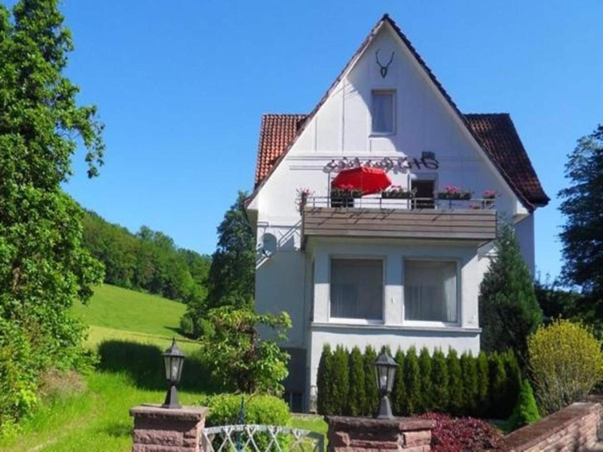 Spacious Apartment In Weser Uplands With Garden Bad Pyrmont Exterior photo